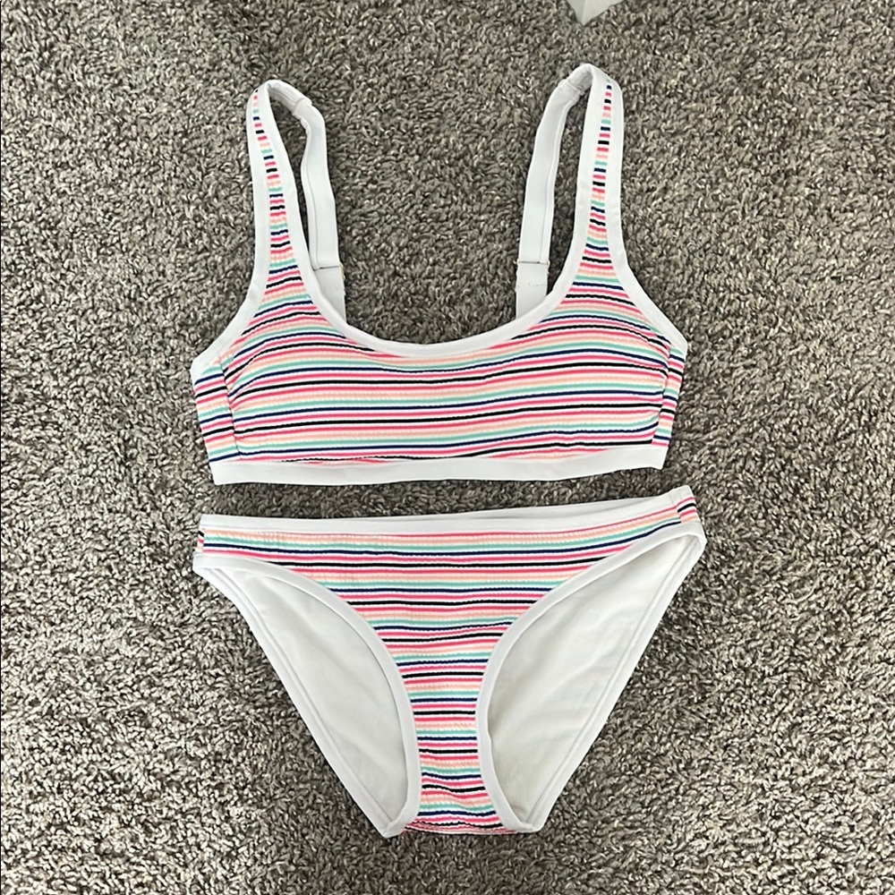 Striped Bikini Set